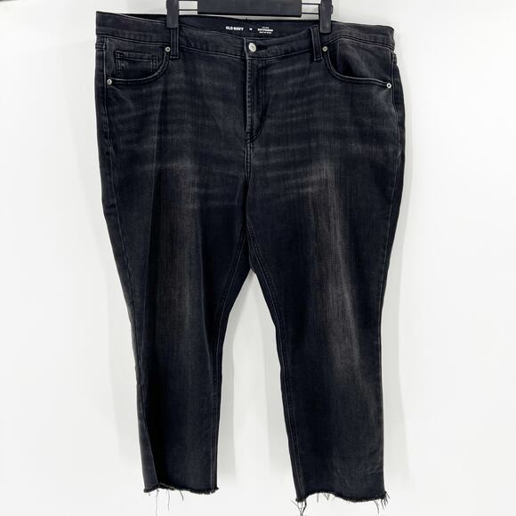 Old Navy Mid Rise Boyfriend Jeans Built in Warm 18 - Picture 2 of 4